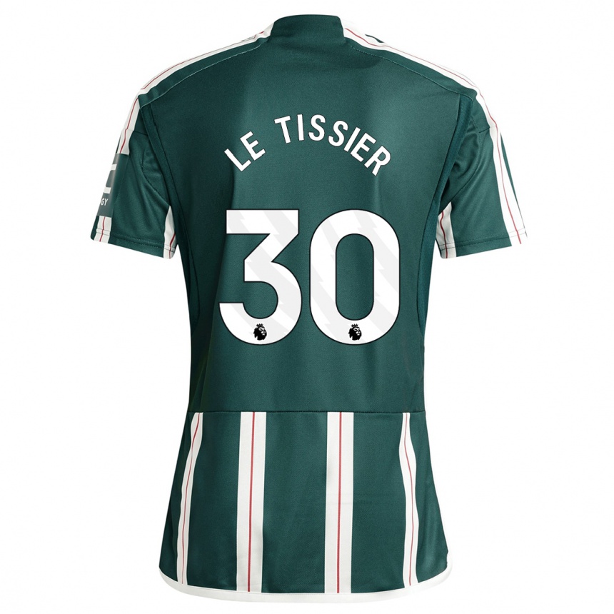 Niño Fútbol Camiseta Maya Le Tissier #30 Verde Oscuro 2ª Equipación 2023/24 Perú