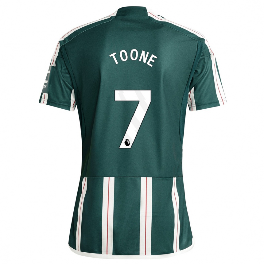 Niño Fútbol Camiseta Ella Toone #7 Verde Oscuro 2ª Equipación 2023/24 Perú