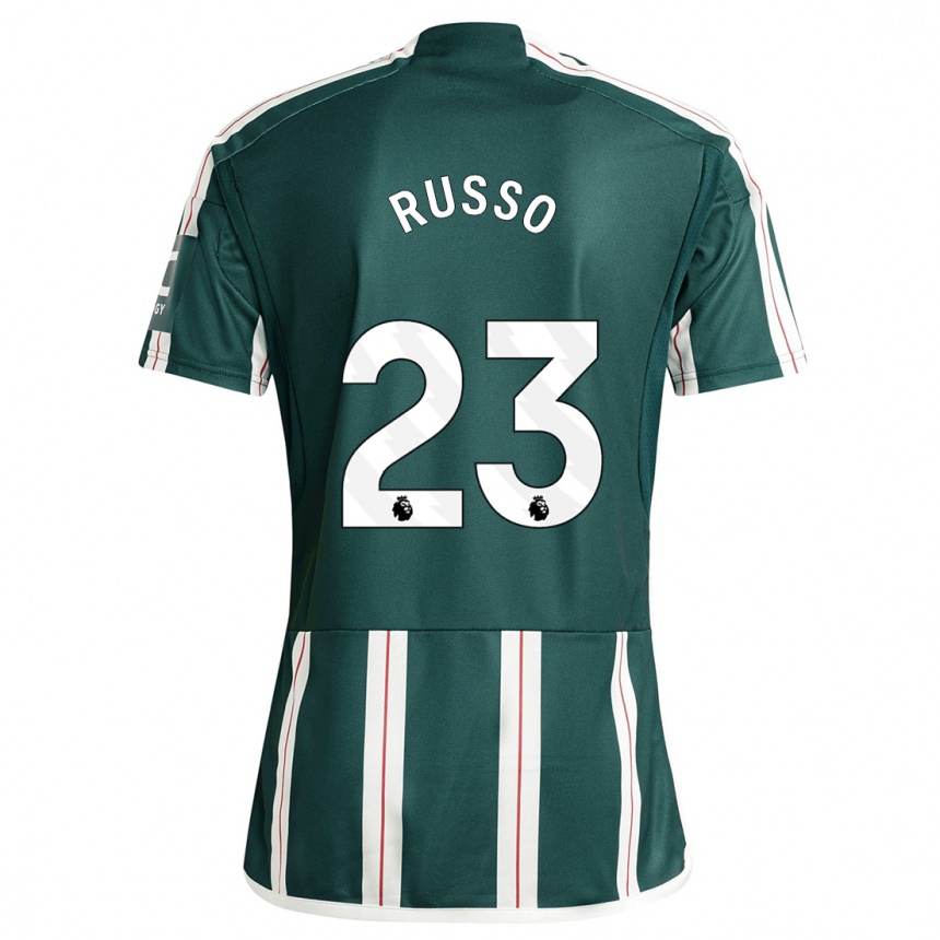 Niño Fútbol Camiseta Alessia Russo #23 Verde Oscuro 2ª Equipación 2023/24 Perú