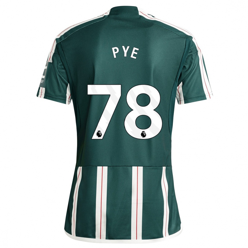 Niño Fútbol Camiseta Logan Pye #78 Verde Oscuro 2ª Equipación 2023/24 Perú