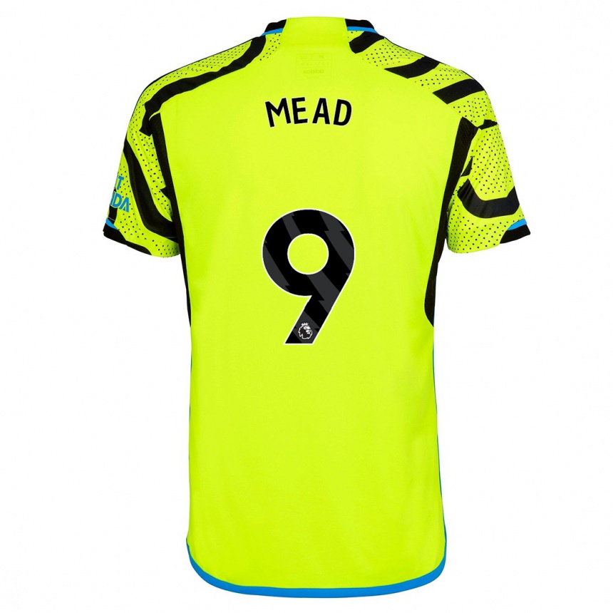 Niño Fútbol Camiseta Beth Mead #9 Amarillo 2ª Equipación 2023/24 Perú