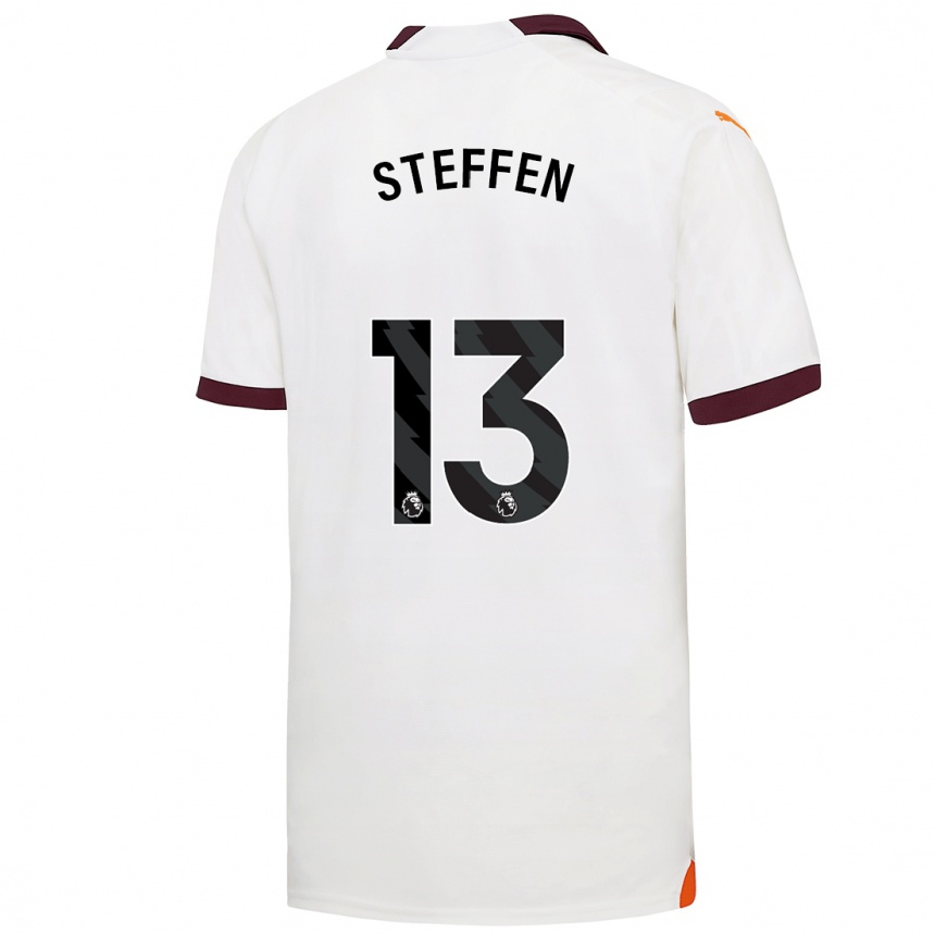 Niño Fútbol Camiseta Zack Steffen #13 Blanco 2ª Equipación 2023/24 Perú