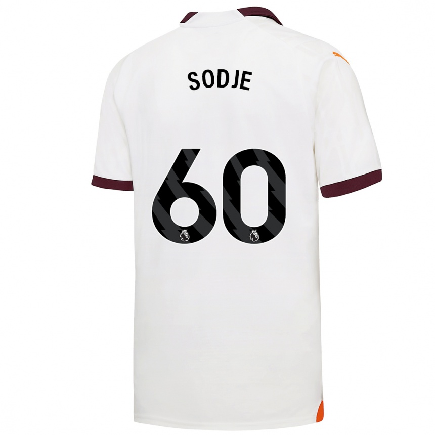 Niño Fútbol Camiseta Tai Sodje #60 Blanco 2ª Equipación 2023/24 Perú