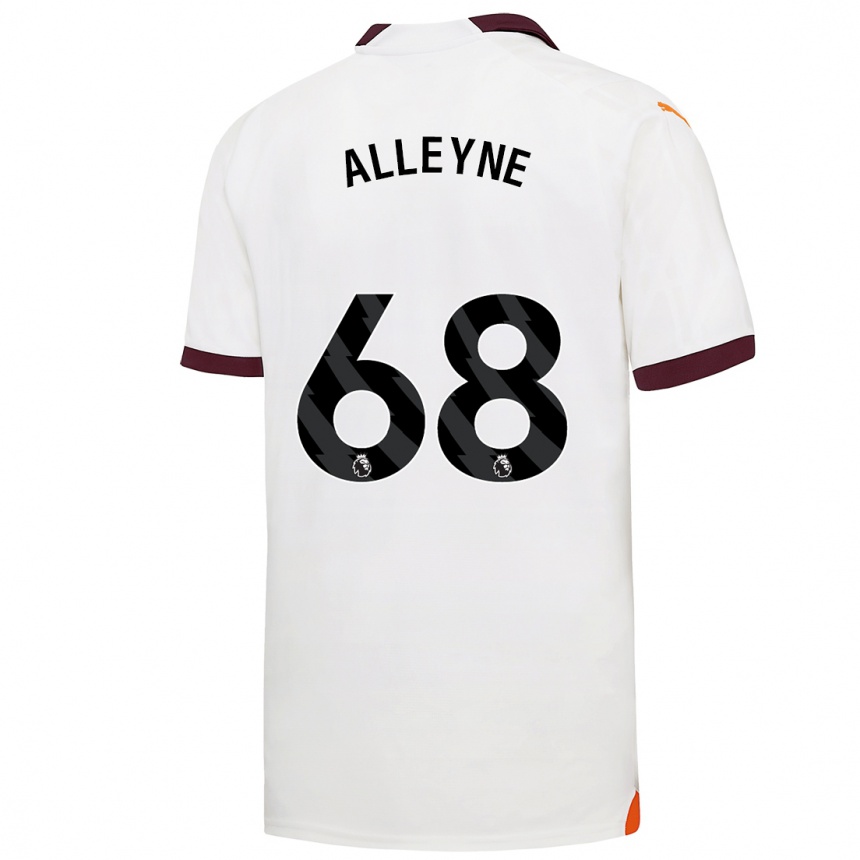 Niño Fútbol Camiseta Max Alleyne #68 Blanco 2ª Equipación 2023/24 Perú