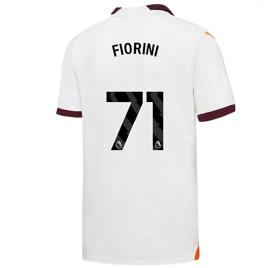 Niño Fútbol Camiseta Lewis Fiorini #71 Blanco 2ª Equipación 2023/24 Perú