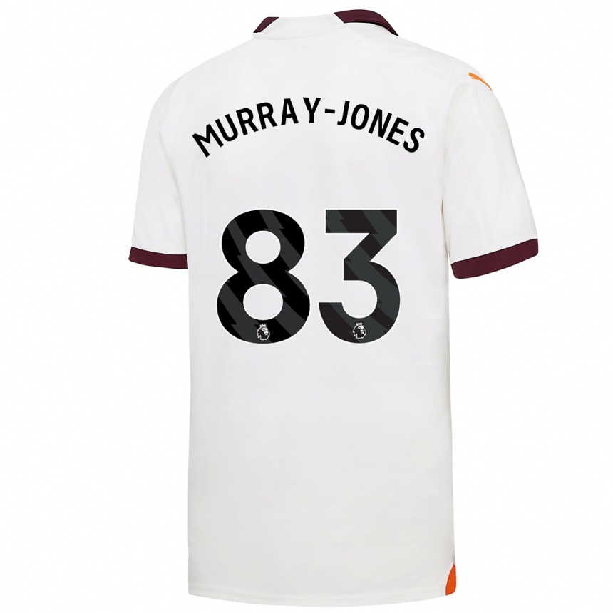 Niño Fútbol Camiseta George Murray-Jones #83 Blanco 2ª Equipación 2023/24 Perú