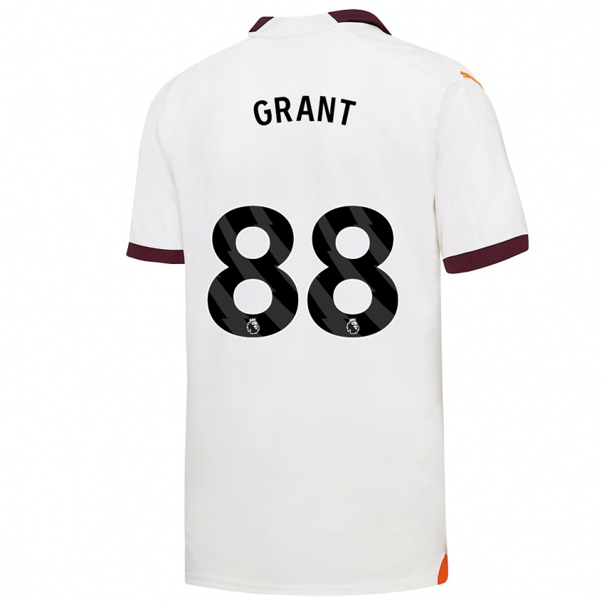 Niño Fútbol Camiseta True Grant #88 Blanco 2ª Equipación 2023/24 Perú