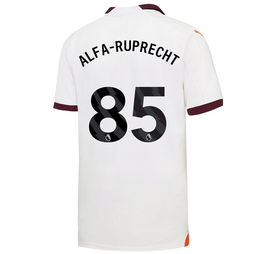 Niño Fútbol Camiseta Farid Alfa-Ruprecht #85 Blanco 2ª Equipación 2023/24 Perú