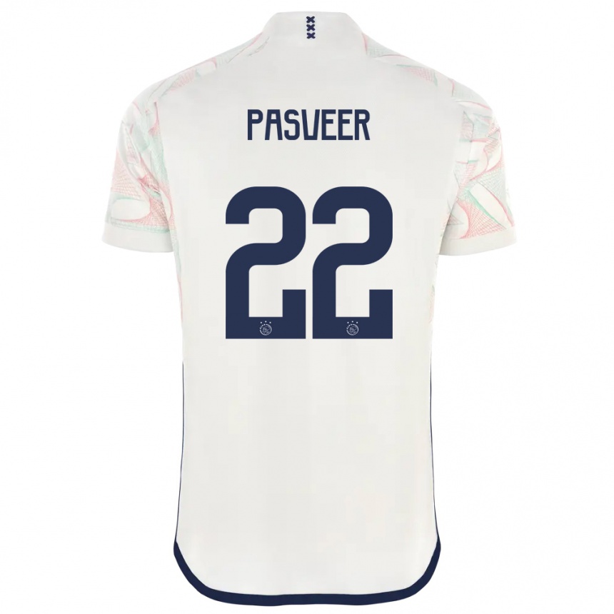 Niño Fútbol Camiseta Remko Pasveer #22 Blanco 2ª Equipación 2023/24 Perú