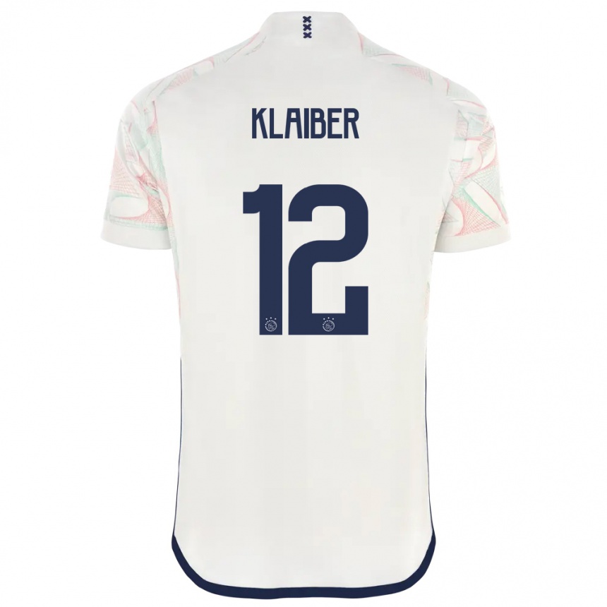 Niño Fútbol Camiseta Sean Klaiber #12 Blanco 2ª Equipación 2023/24 Perú