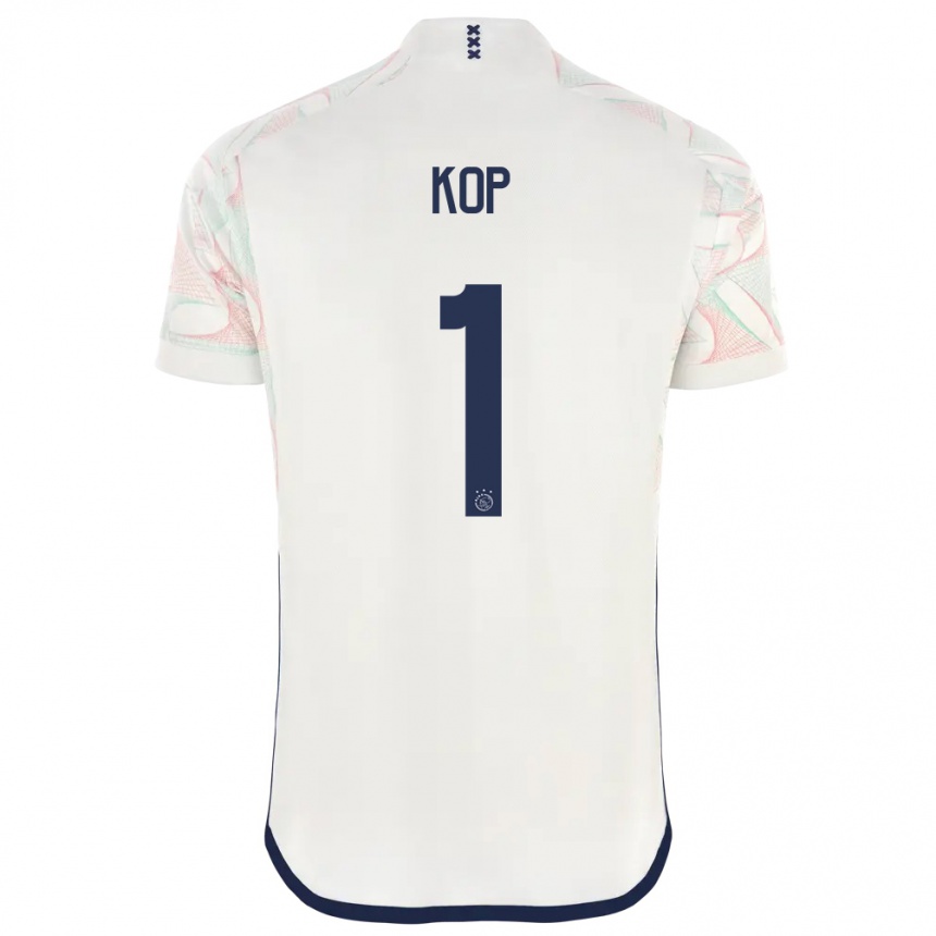 Niño Fútbol Camiseta Lize Kop #1 Blanco 2ª Equipación 2023/24 Perú