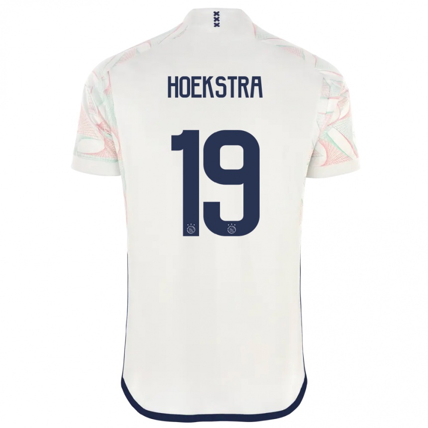 Niño Fútbol Camiseta Tiny Hoekstra #19 Blanco 2ª Equipación 2023/24 Perú