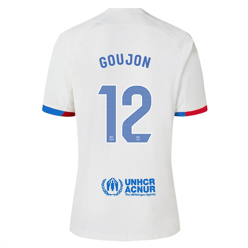 Niño Fútbol Camiseta Iker Goujón #12 Blanco 2ª Equipación 2023/24 Perú