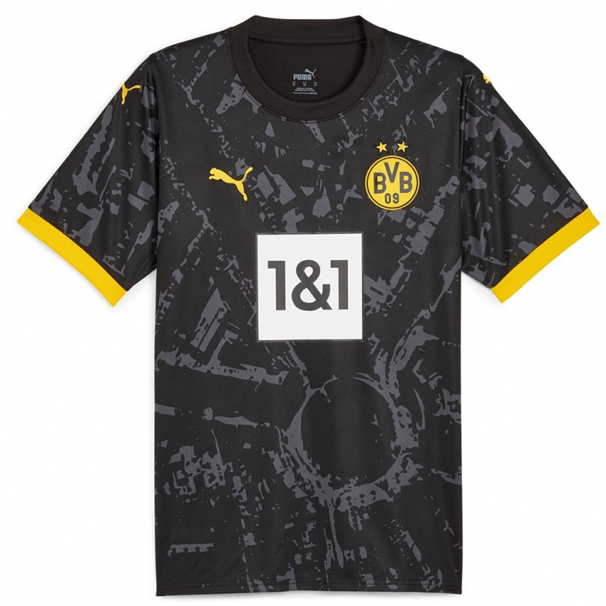 Niño Fútbol Camiseta Marco Reus #11 Negro 2ª Equipación 2023/24 Perú