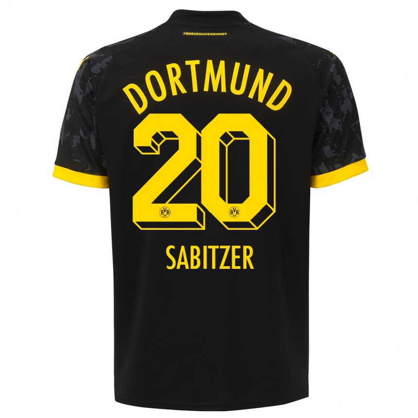 Niño Fútbol Camiseta Marcel Sabitzer #20 Negro 2ª Equipación 2023/24 Perú