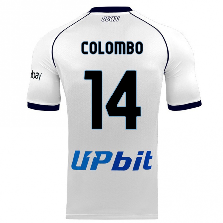 Niño Fútbol Camiseta Sofia Colombo #14 Blanco 2ª Equipación 2023/24 Perú