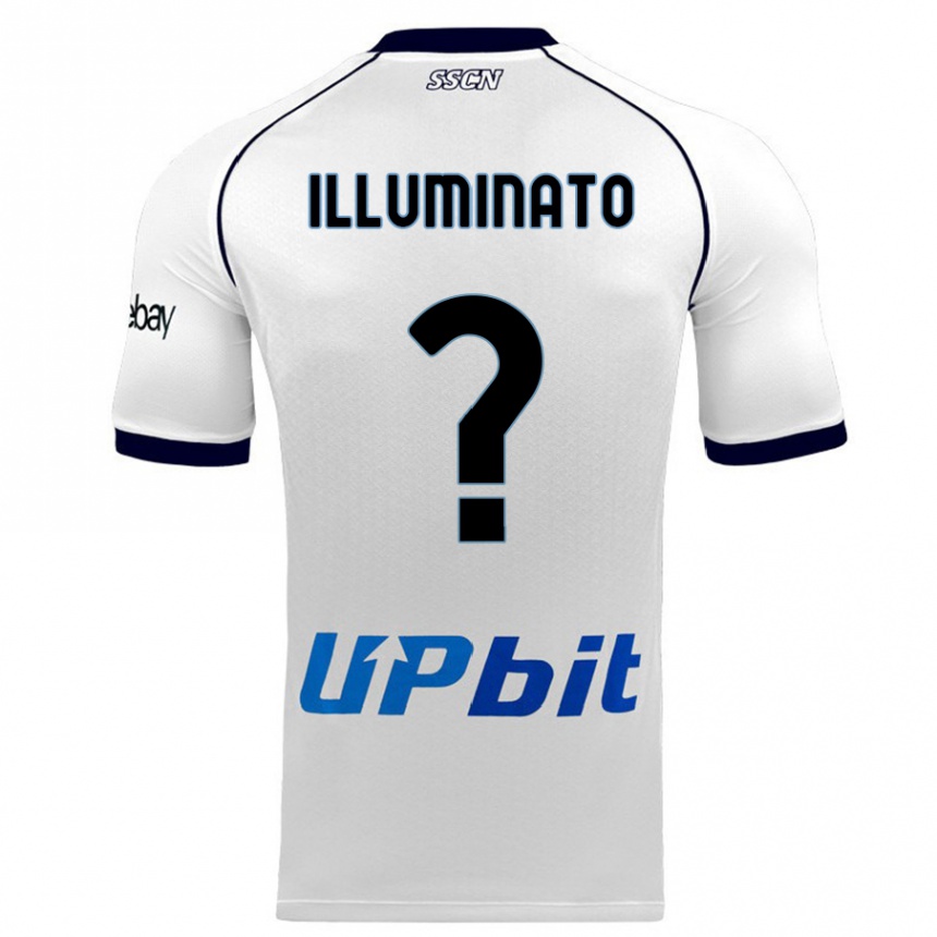 Niño Fútbol Camiseta Antonio Illuminato #0 Blanco 2ª Equipación 2023/24 Perú