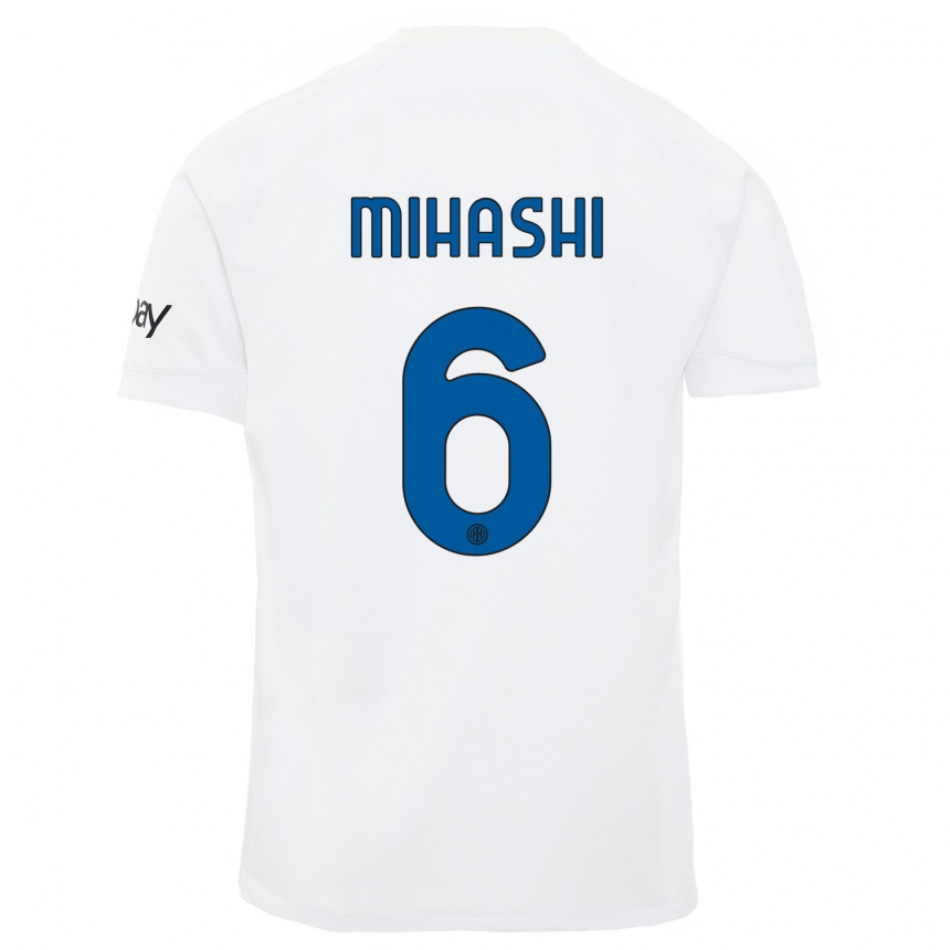 Niño Fútbol Camiseta Mana Mihashi #6 Blanco 2ª Equipación 2023/24 Perú