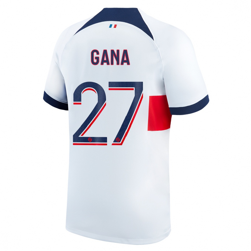 Niño Fútbol Camiseta Idrissa Gana Gueye #27 Blanco 2ª Equipación 2023/24 Perú