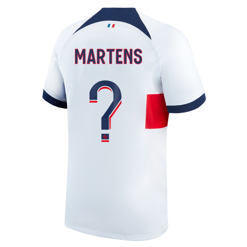 Niño Fútbol Camiseta Lieke Martens #0 Blanco 2ª Equipación 2023/24 Perú