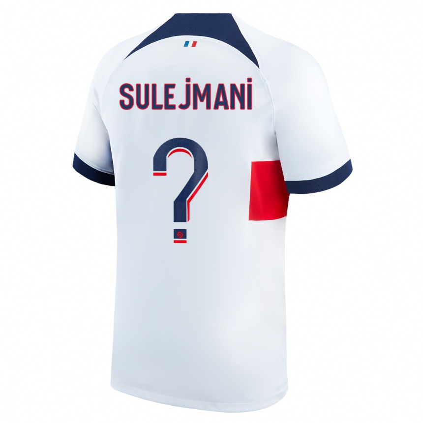 Niño Fútbol Camiseta Lora Sulejmani #0 Blanco 2ª Equipación 2023/24 Perú