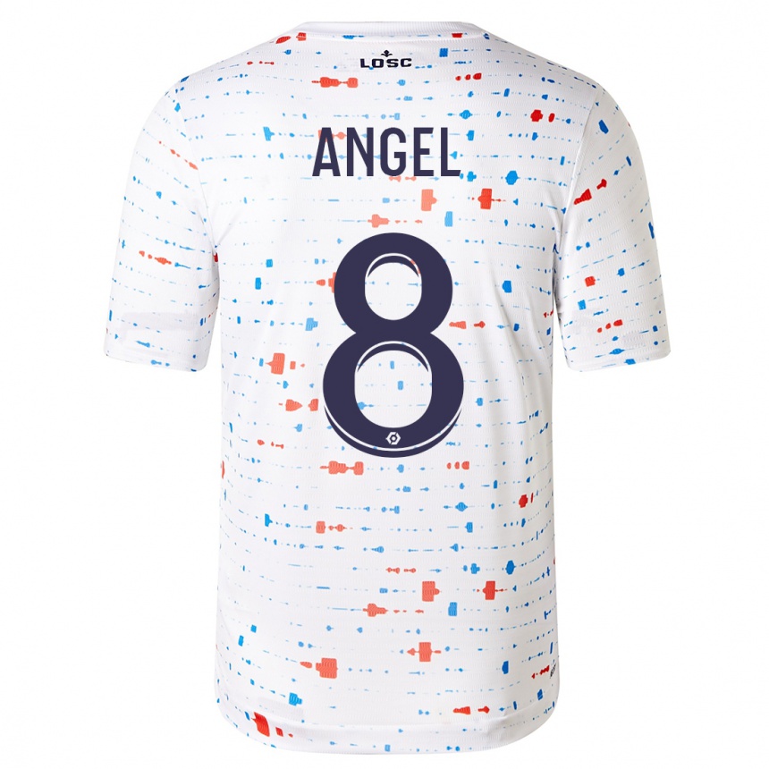 Niño Fútbol Camiseta Angel Gomes #8 Blanco 2ª Equipación 2023/24 Perú