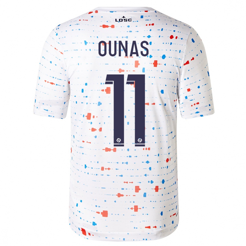 Niño Fútbol Camiseta Adam Ounas #11 Blanco 2ª Equipación 2023/24 Perú