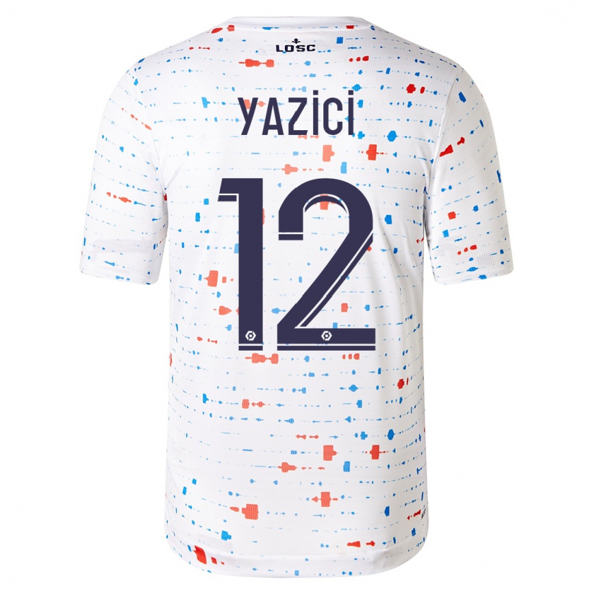 Niño Fútbol Camiseta Yusuf Yazici #12 Blanco 2ª Equipación 2023/24 Perú