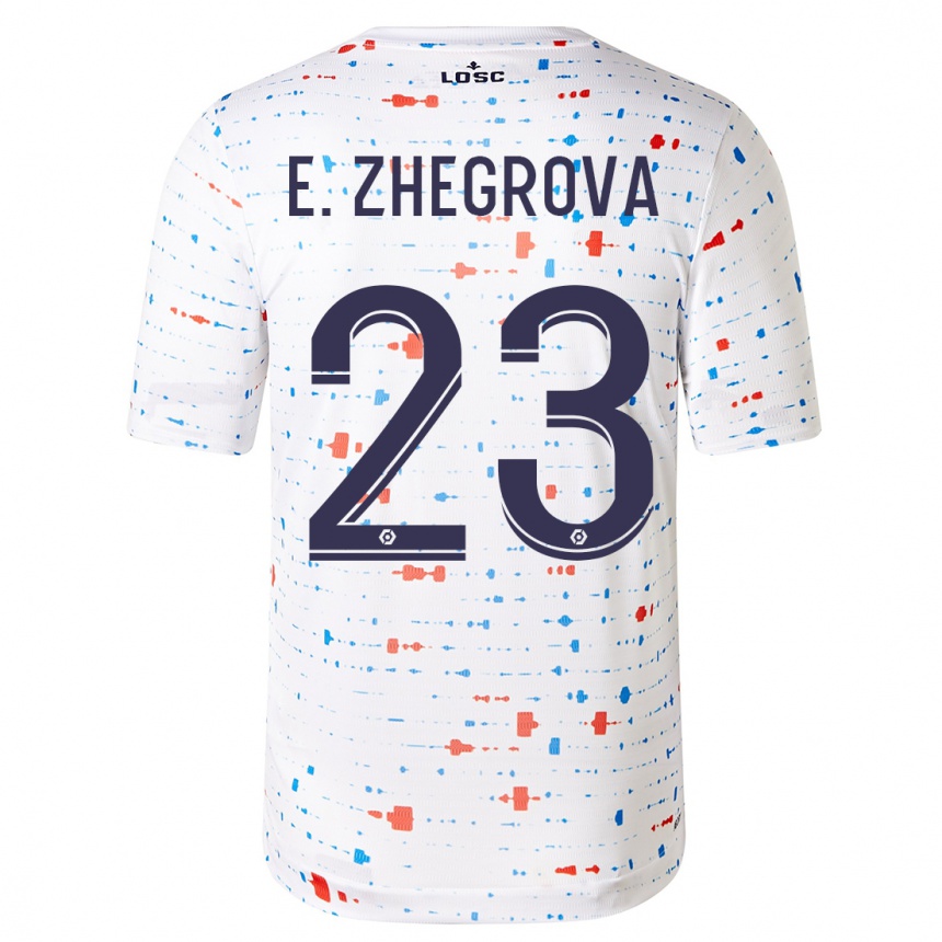 Niño Fútbol Camiseta Edon Zhegrova #23 Blanco 2ª Equipación 2023/24 Perú