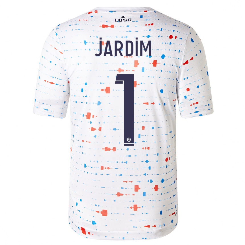 Niño Fútbol Camiseta Leo Jardim #1 Blanco 2ª Equipación 2023/24 Perú