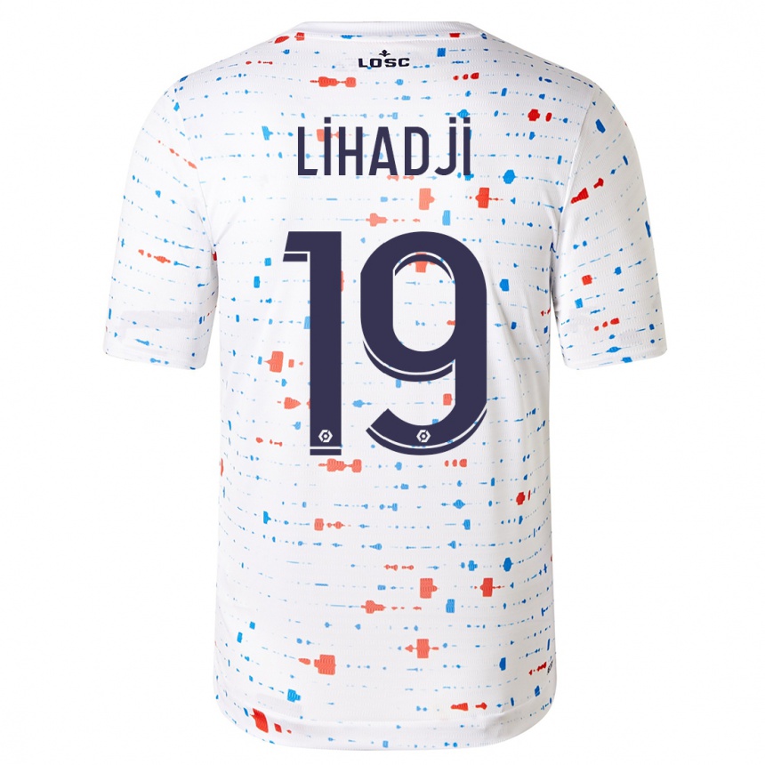 Niño Fútbol Camiseta Isaac Lihadji #19 Blanco 2ª Equipación 2023/24 Perú