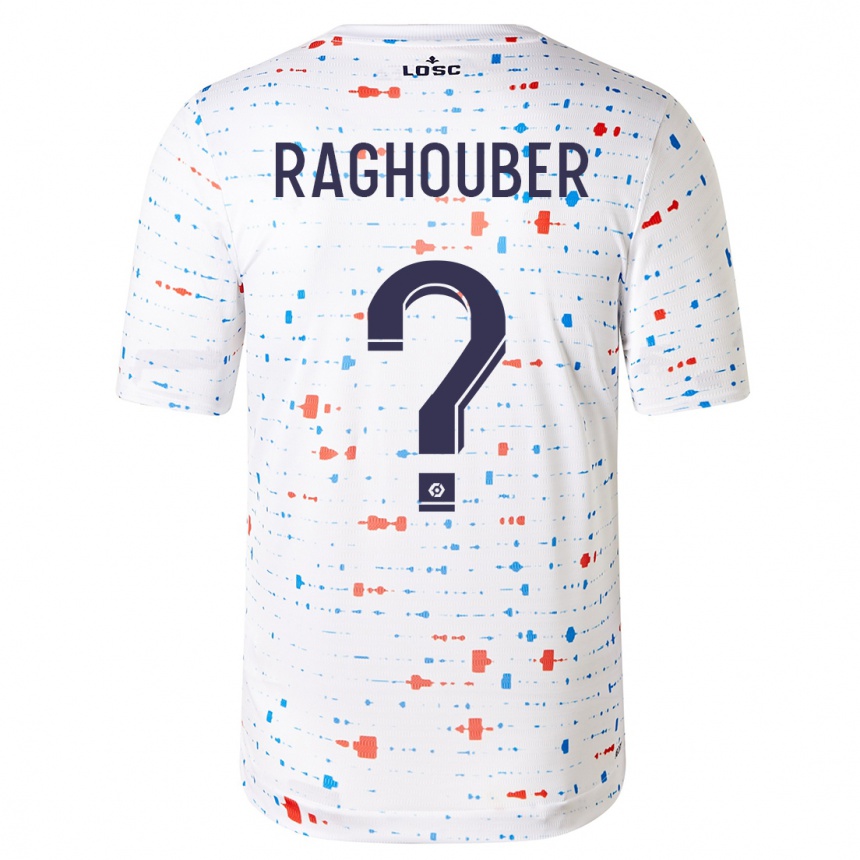 Niño Fútbol Camiseta Ugo Raghouber #0 Blanco 2ª Equipación 2023/24 Perú