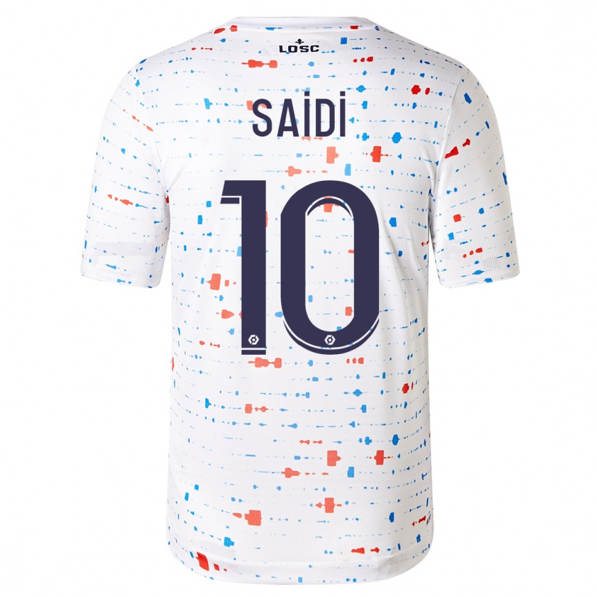 Niño Fútbol Camiseta Rachel Saidi #10 Blanco 2ª Equipación 2023/24 Perú