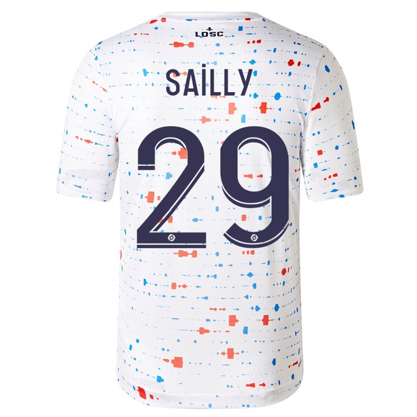 Niño Fútbol Camiseta Charlotte Sailly #29 Blanco 2ª Equipación 2023/24 Perú