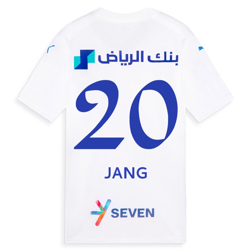 Niño Fútbol Camiseta Hyun-Soo Jang #20 Blanco 2ª Equipación 2023/24 Perú