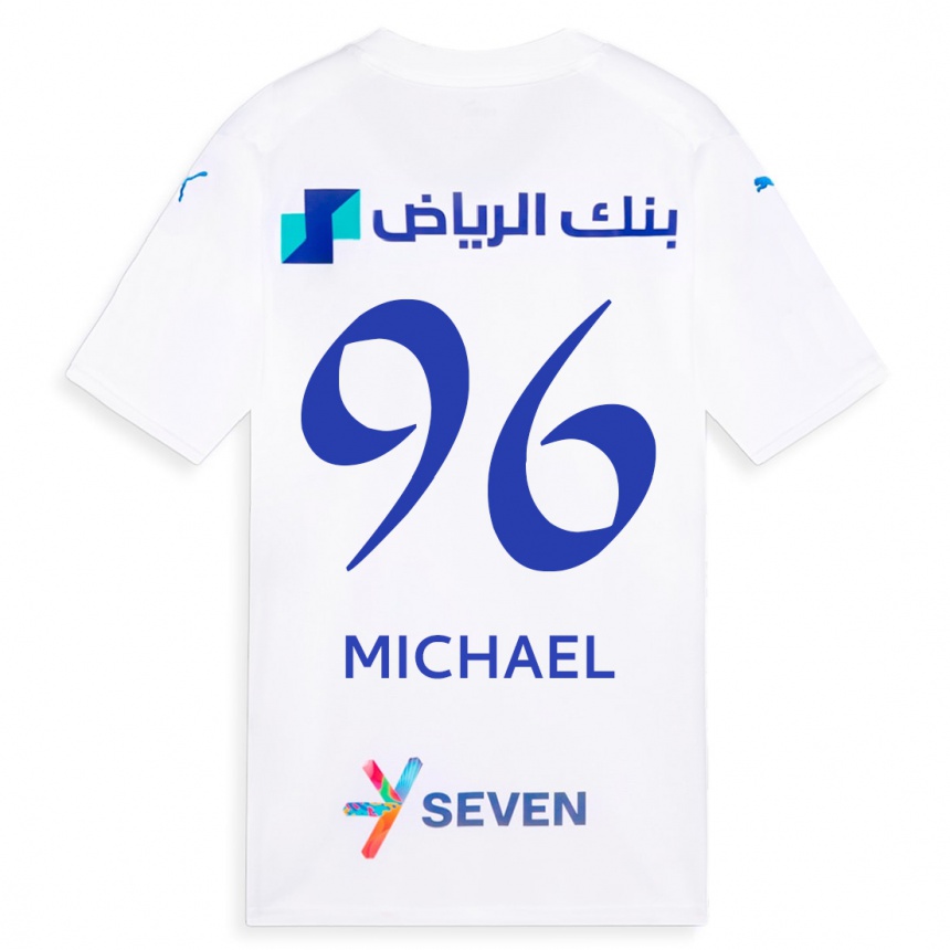 Niño Fútbol Camiseta Michael #96 Blanco 2ª Equipación 2023/24 Perú