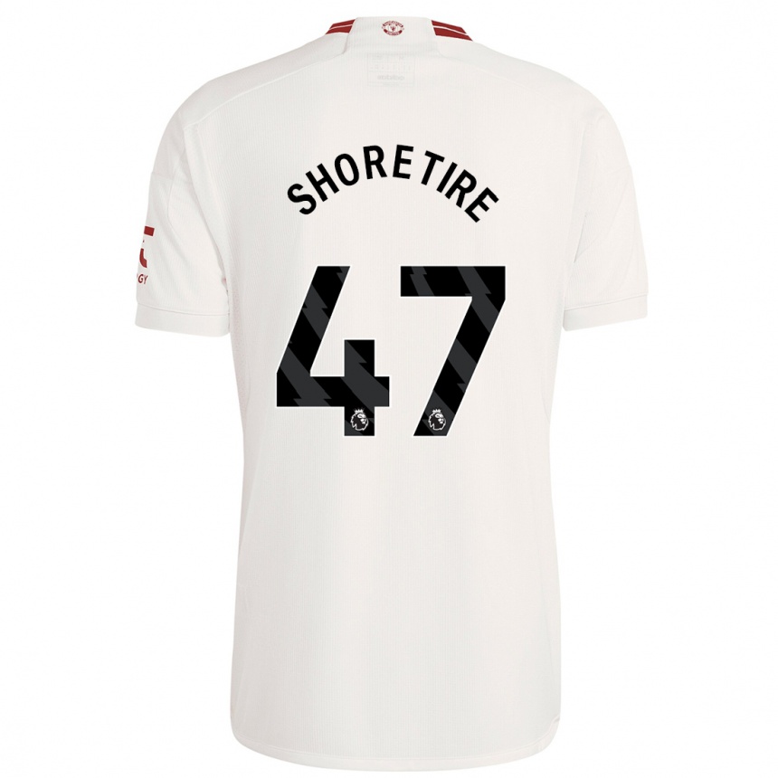 Niño Fútbol Camiseta Shola Shoretire #47 Blanco Equipación Tercera 2023/24 Perú