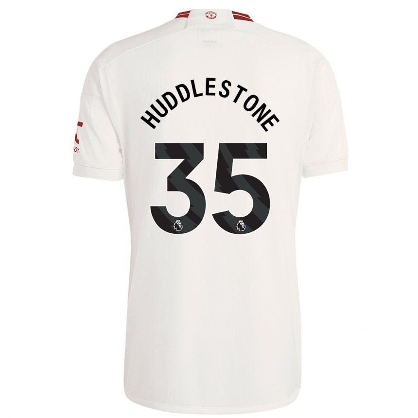 Niño Fútbol Camiseta Tom Huddlestone #35 Blanco Equipación Tercera 2023/24 Perú