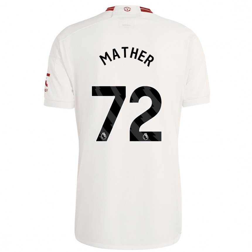 Niño Fútbol Camiseta Sam Mather #72 Blanco Equipación Tercera 2023/24 Perú