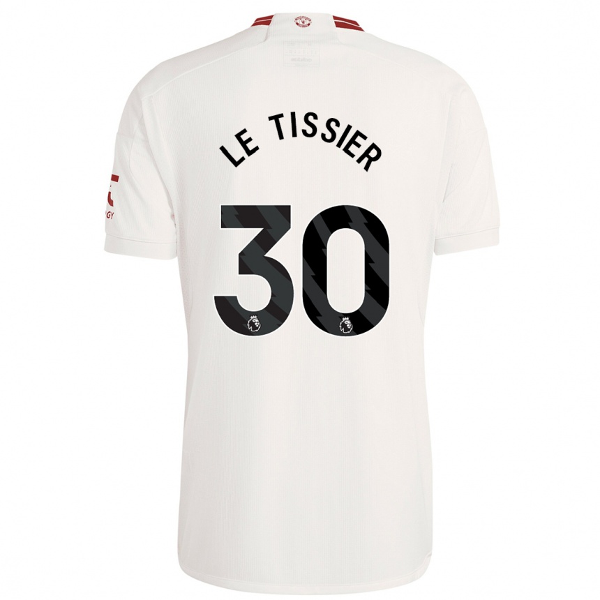 Niño Fútbol Camiseta Maya Le Tissier #30 Blanco Equipación Tercera 2023/24 Perú