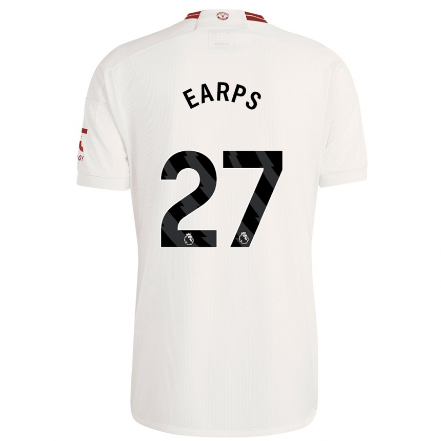 Niño Fútbol Camiseta Mary Earps #27 Blanco Equipación Tercera 2023/24 Perú