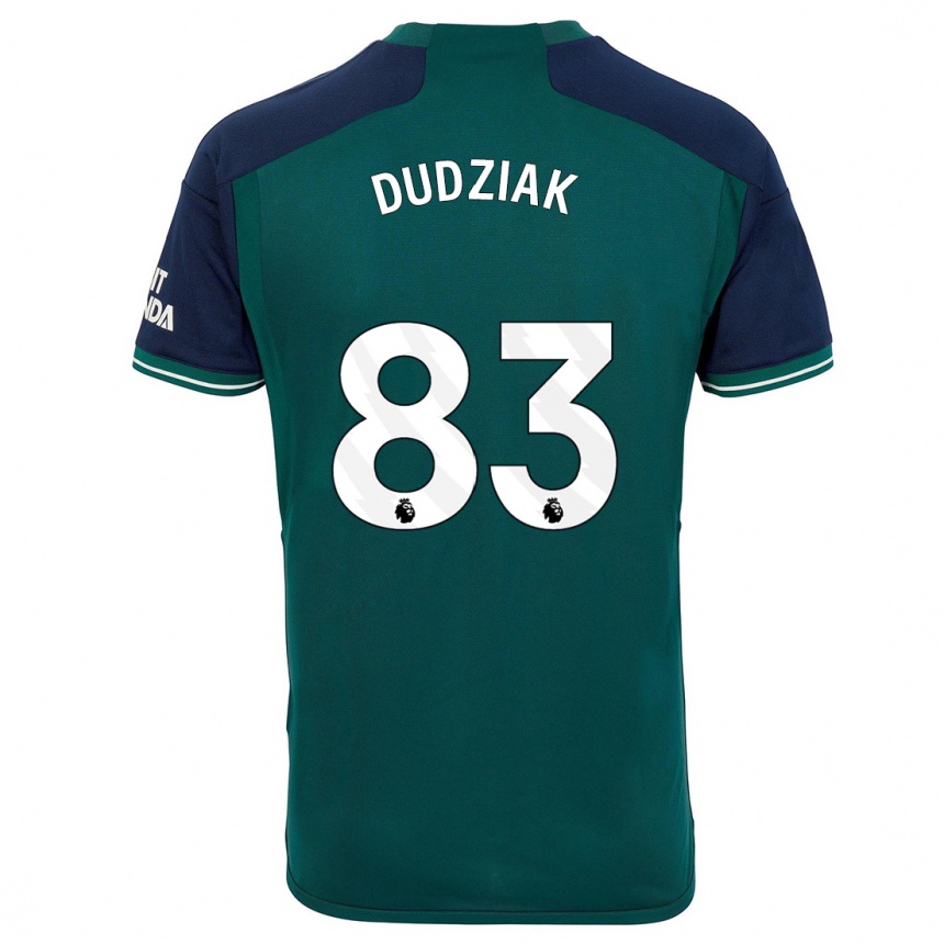 Niño Fútbol Camiseta Harrison Dudziak #83 Verde Equipación Tercera 2023/24 Perú