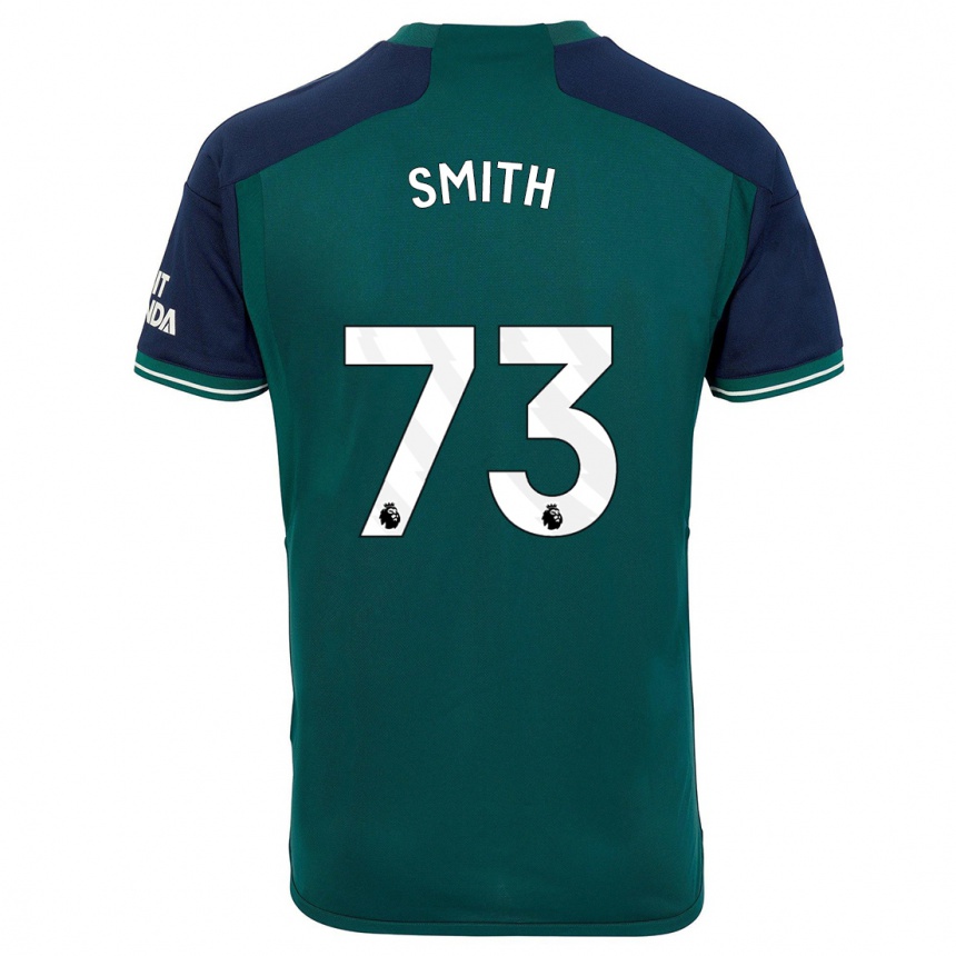 Niño Fútbol Camiseta Tom Smith #73 Verde Equipación Tercera 2023/24 Perú