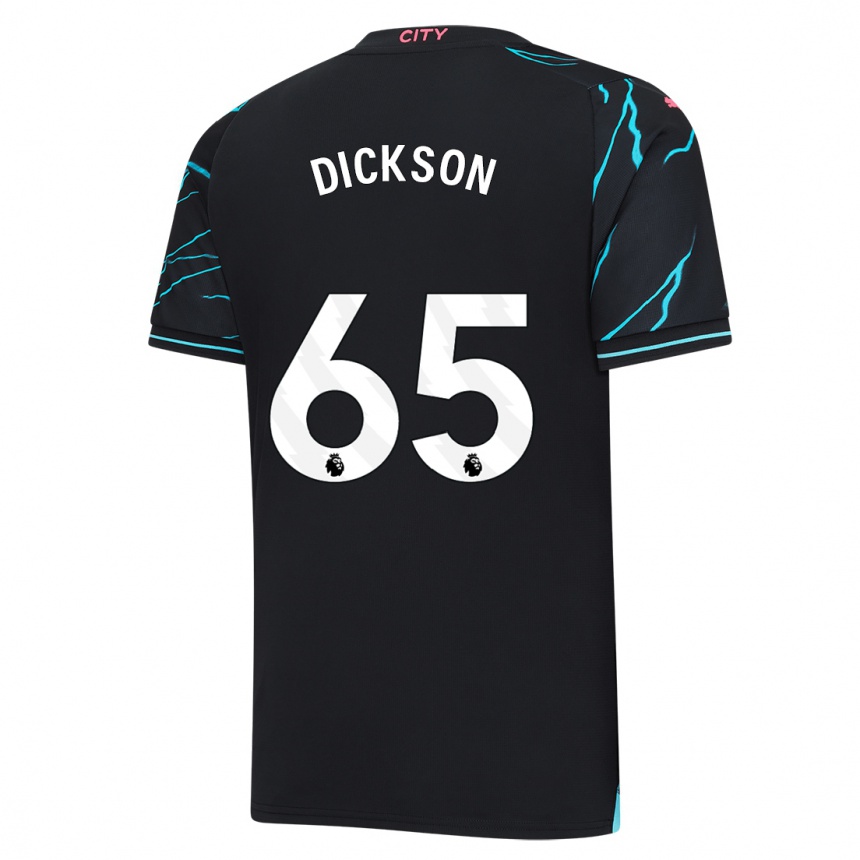 Niño Fútbol Camiseta Will Dickson #65 Azul Oscuro Equipación Tercera 2023/24 Perú