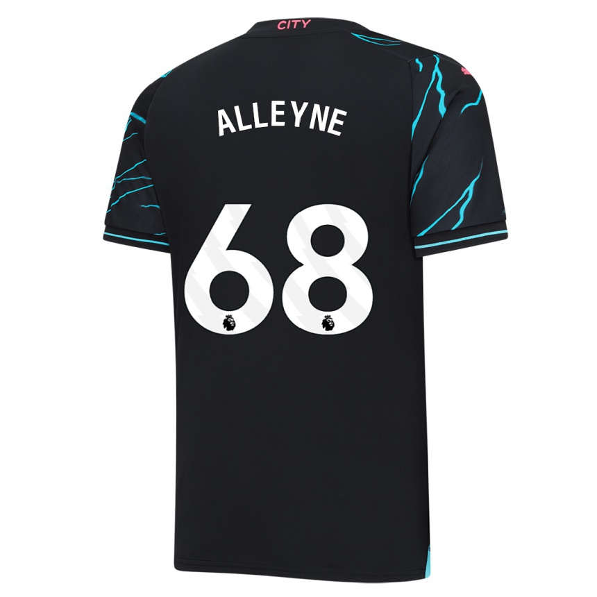 Niño Fútbol Camiseta Max Alleyne #68 Azul Oscuro Equipación Tercera 2023/24 Perú