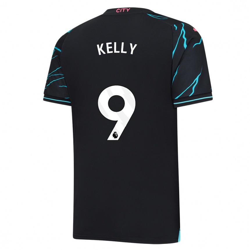 Niño Fútbol Camiseta Chloe Kelly #9 Azul Oscuro Equipación Tercera 2023/24 Perú