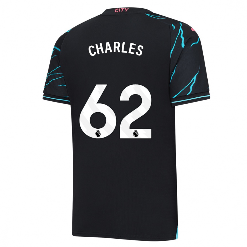 Niño Fútbol Camiseta Shea Charles #62 Azul Oscuro Equipación Tercera 2023/24 Perú