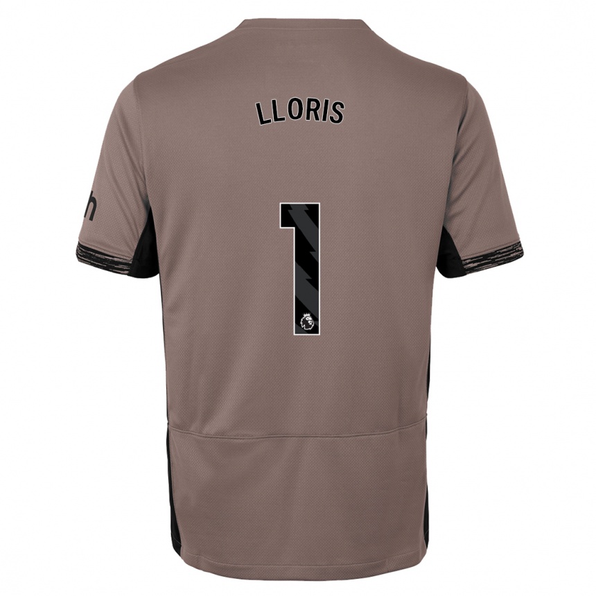 Niño Fútbol Camiseta Hugo Lloris #1 Beige Obscuro Equipación Tercera 2023/24 Perú