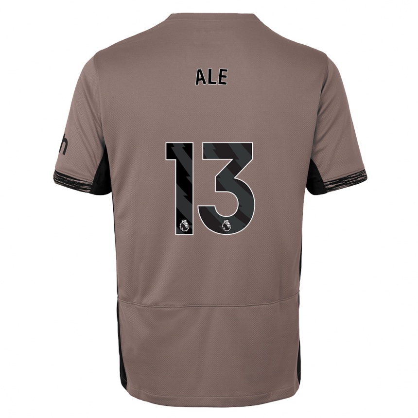 Niño Fútbol Camiseta Asmita Ale #13 Beige Obscuro Equipación Tercera 2023/24 Perú