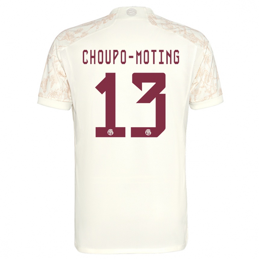 Niño Fútbol Camiseta Eric Maxim Choupo-Moting #13 Blanquecino Equipación Tercera 2023/24 Perú